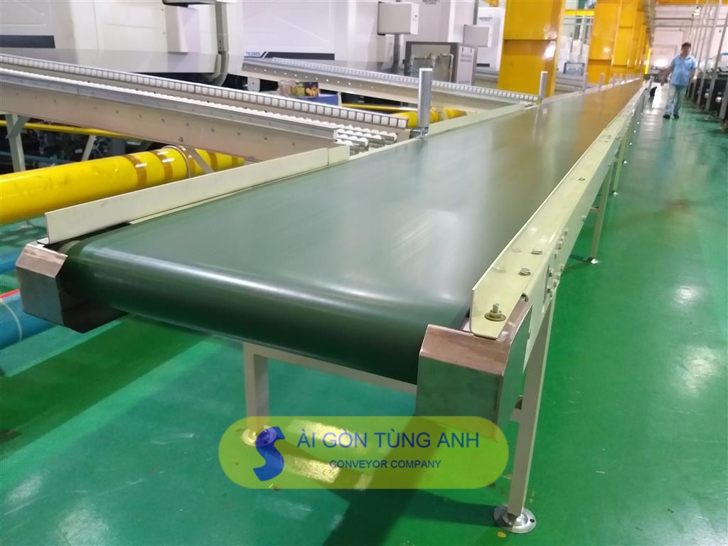 băng tải pvc xanh
