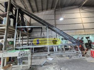 băng tải cao su trái dừa