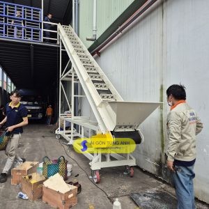 băng tải cao su trái dừa