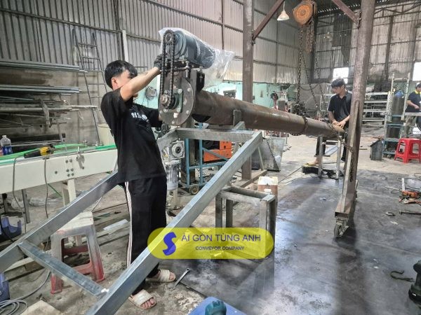vít tải cát, vít tải tròn